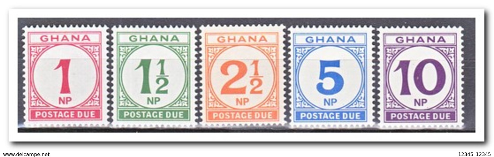 Ghana 1970, Postfris MNH, Porto Stamps - Ghana (1957-...)