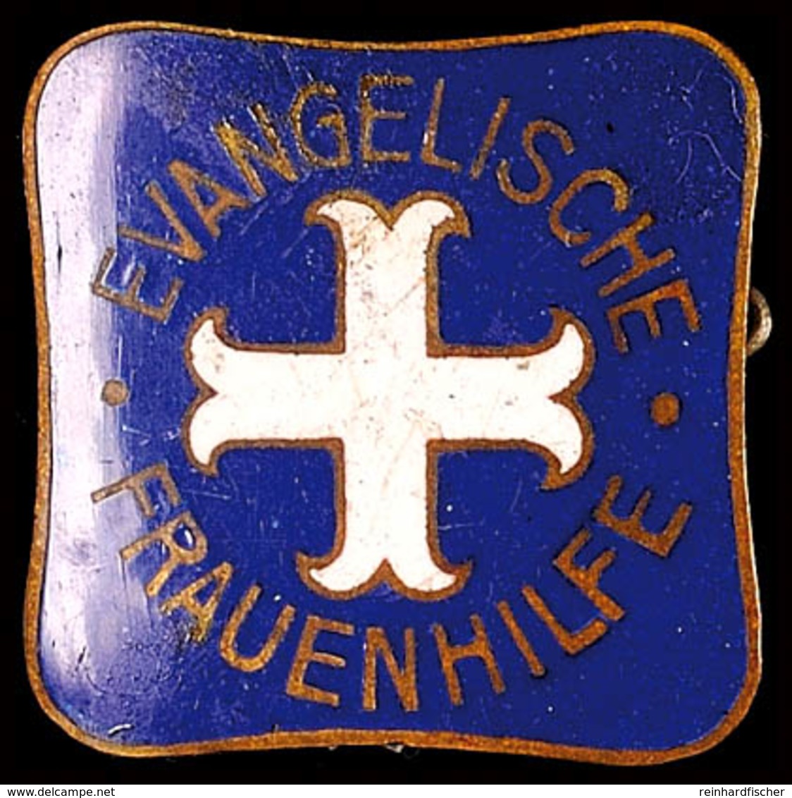 1481 Evangelische Frauenhilfe, Mitgliedsabzeichen 5. Form, 22mm., Katalog: Hns.9110f III - Andere & Zonder Classificatie