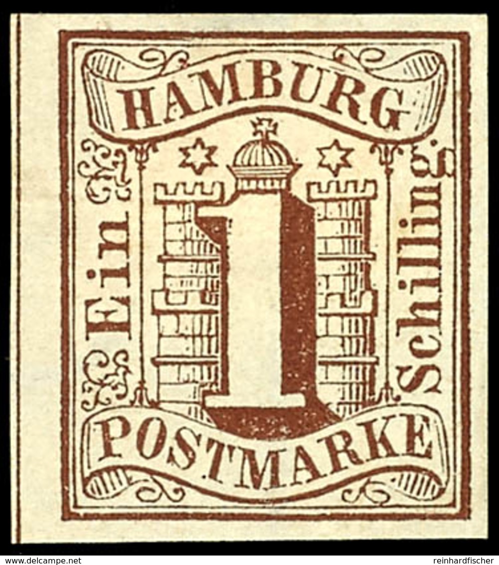 1764 1 S. Lebhaftbraun, Tadellos Ungebraucht, Allseits Vollrandig, Gepr. Bühler, Mi. 130.-, Katalog: 2 * - Sonstige & Ohne Zuordnung