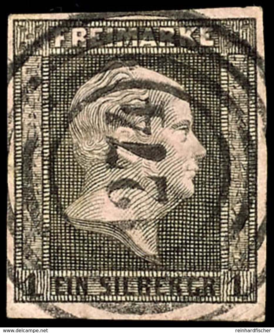 1880 "1274" - RÜNDEROTH, OPD Köln, Zentrisch Klar, Blickfrei Auf Voll-/breitrandiger 1 Sgr., Papierknitter, Katalog: 2a  - Sonstige & Ohne Zuordnung