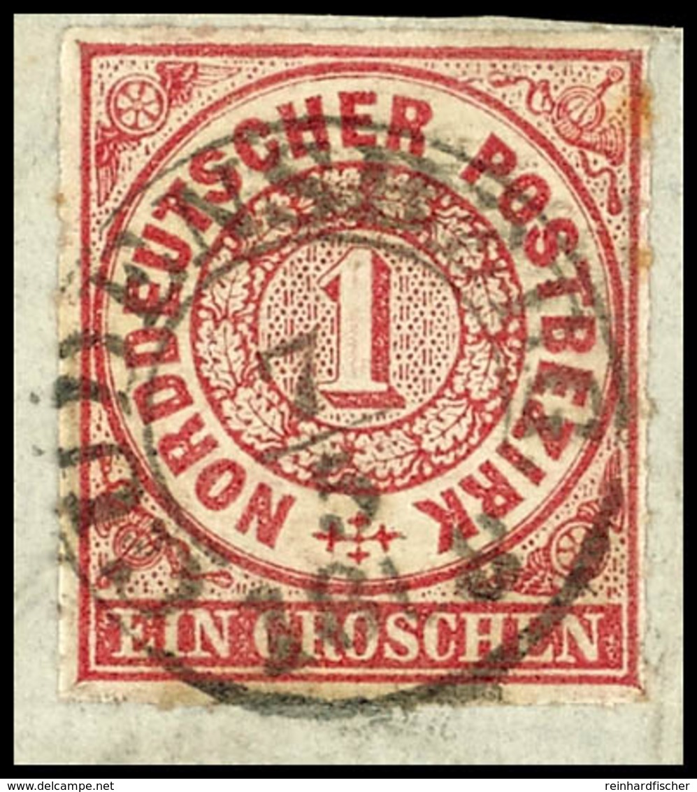 1959 "GUDENSBERG 7/5 1868" - K2, Klar Auf Kleinem Briefstück NDP 1 Gr., Minimal Patina, Katalog: NDP4 BS - Sonstige & Ohne Zuordnung