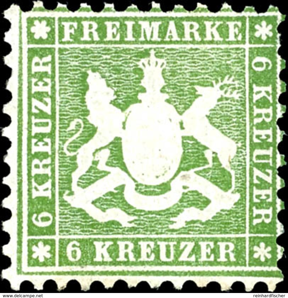 2006 6 Kreuzer Weit Gezähnt Tadellos Ungebraucht Ohne Gummi, Tiefst Signiert HK (Horst Krause), Mi. 650.-, Katalog: 23a  - Andere & Zonder Classificatie