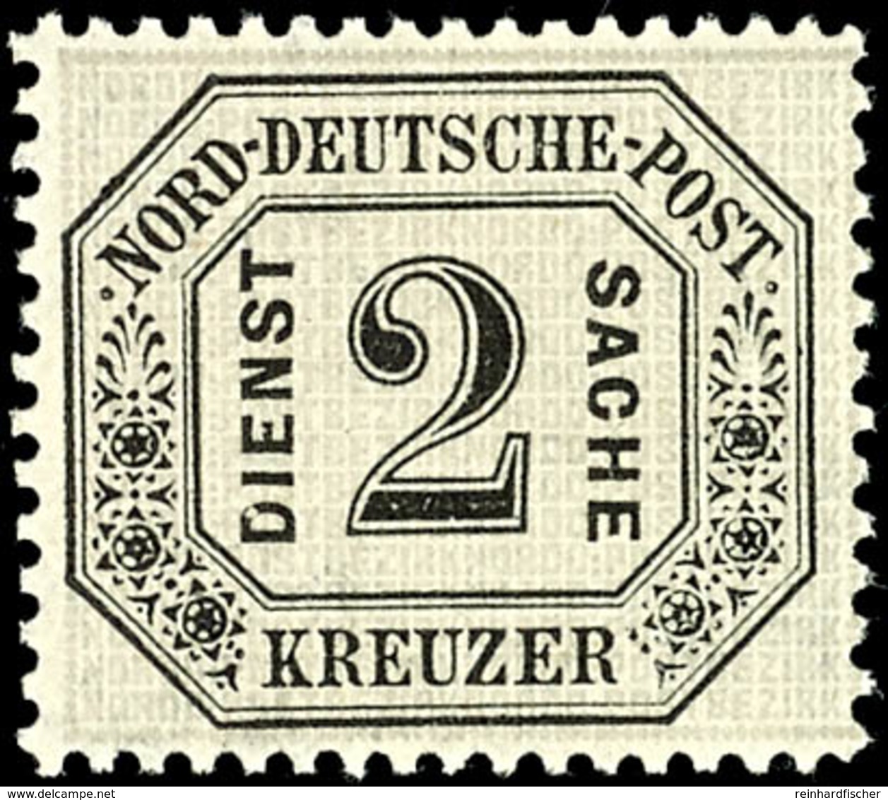 2074 2 Kr. Schwarz/mattgrau, Tadellos Postfrisch, Kabinett, Gepr. Engel BPP, Mi. 200.-, Katalog: 7 ** - Sonstige & Ohne Zuordnung