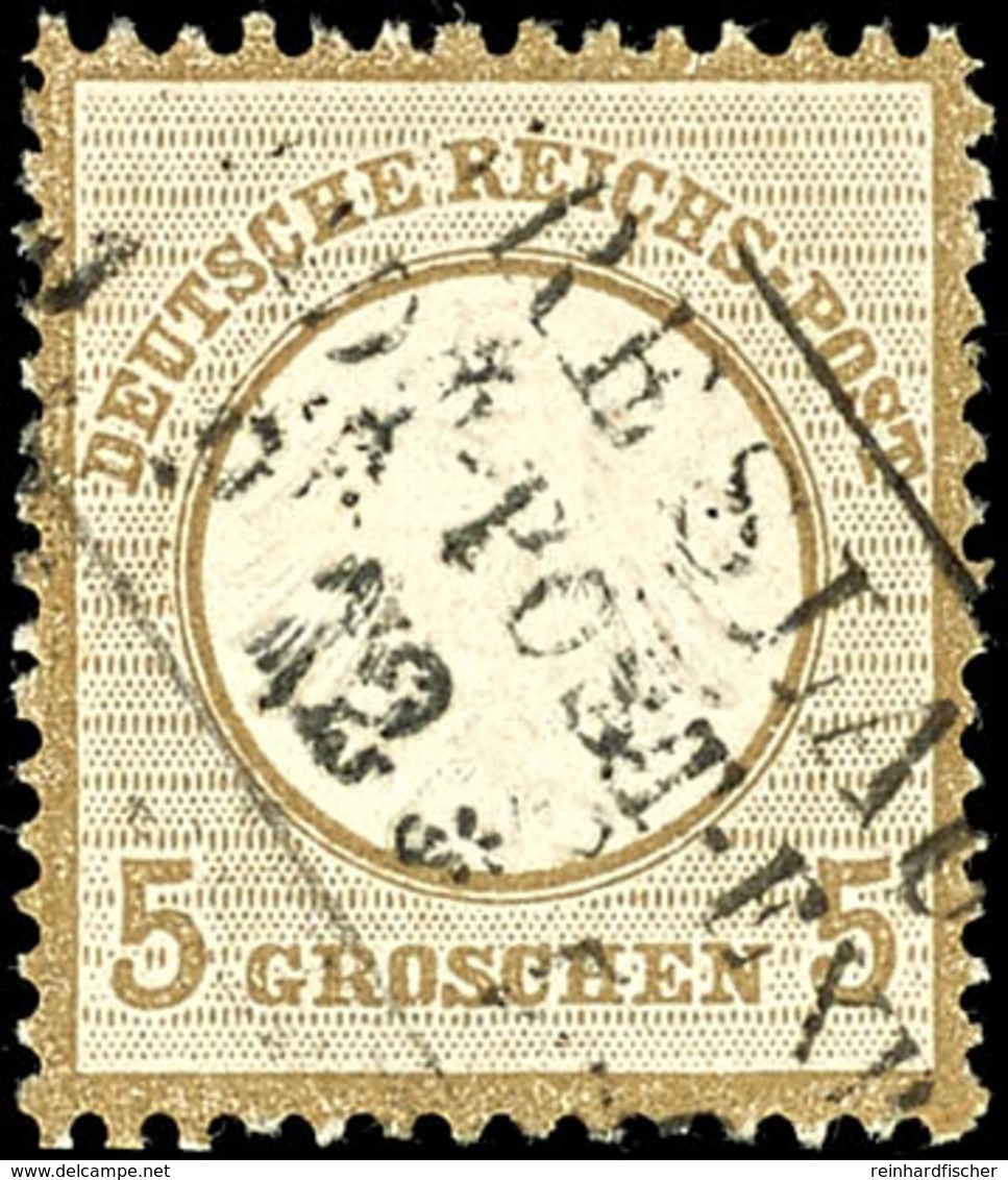 2093 5 Gr. Ockerbraun, Tadellos, Gest., Gepr. Sommer BPP, Mi. 120.-, Katalog: 6 O - Sonstige & Ohne Zuordnung