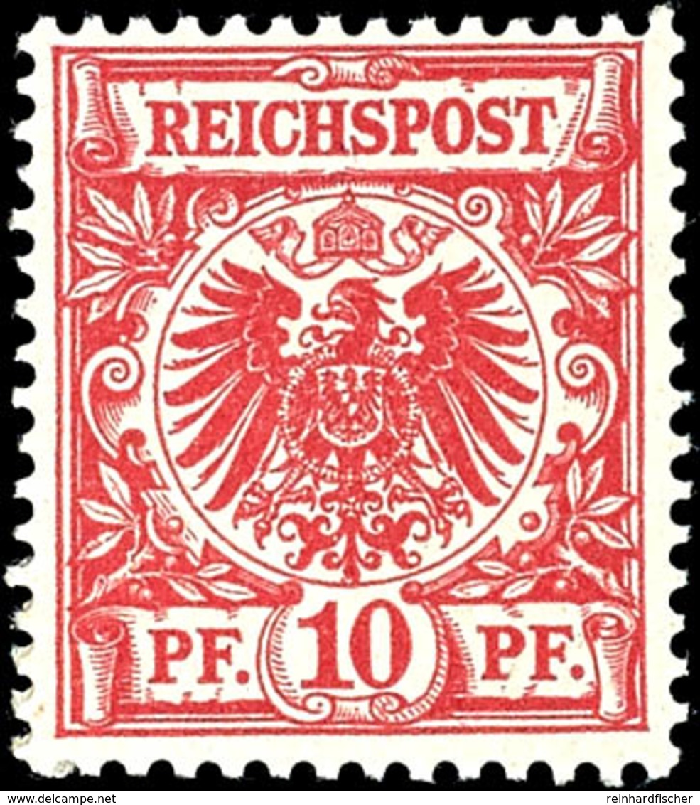 2248 10 Pfg. Mittelkarminrot, Ungebraucht, Kabinett, Signiert Wiegand BPP, Mi. 280,-, Katalog: 47ca * - Sonstige & Ohne Zuordnung