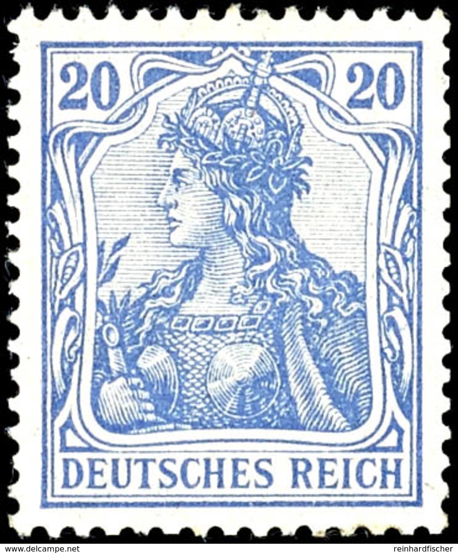 2334 20 Pf Friedensdruck In D-Farbe Tadellos Ungebraucht (nahezu Postfrisch), Gepr. Jäschke-L. BPP, Mi. 340,--, Katalog: - Sonstige & Ohne Zuordnung