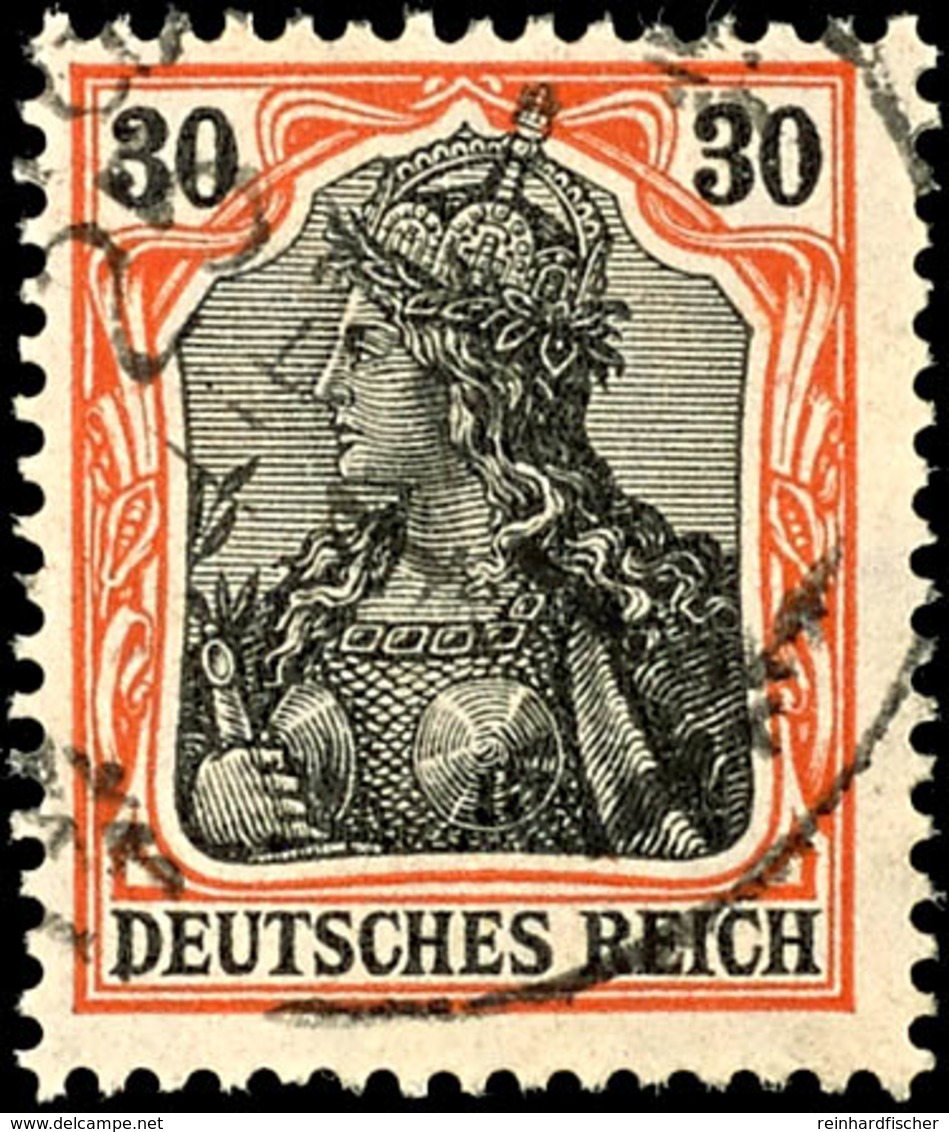 2337 30 Pf. Auf Orangeweiß, Gest., Gepr. Jäschke-L. BPP, Mi. 110.-, Katalog: 89Iy O - Sonstige & Ohne Zuordnung