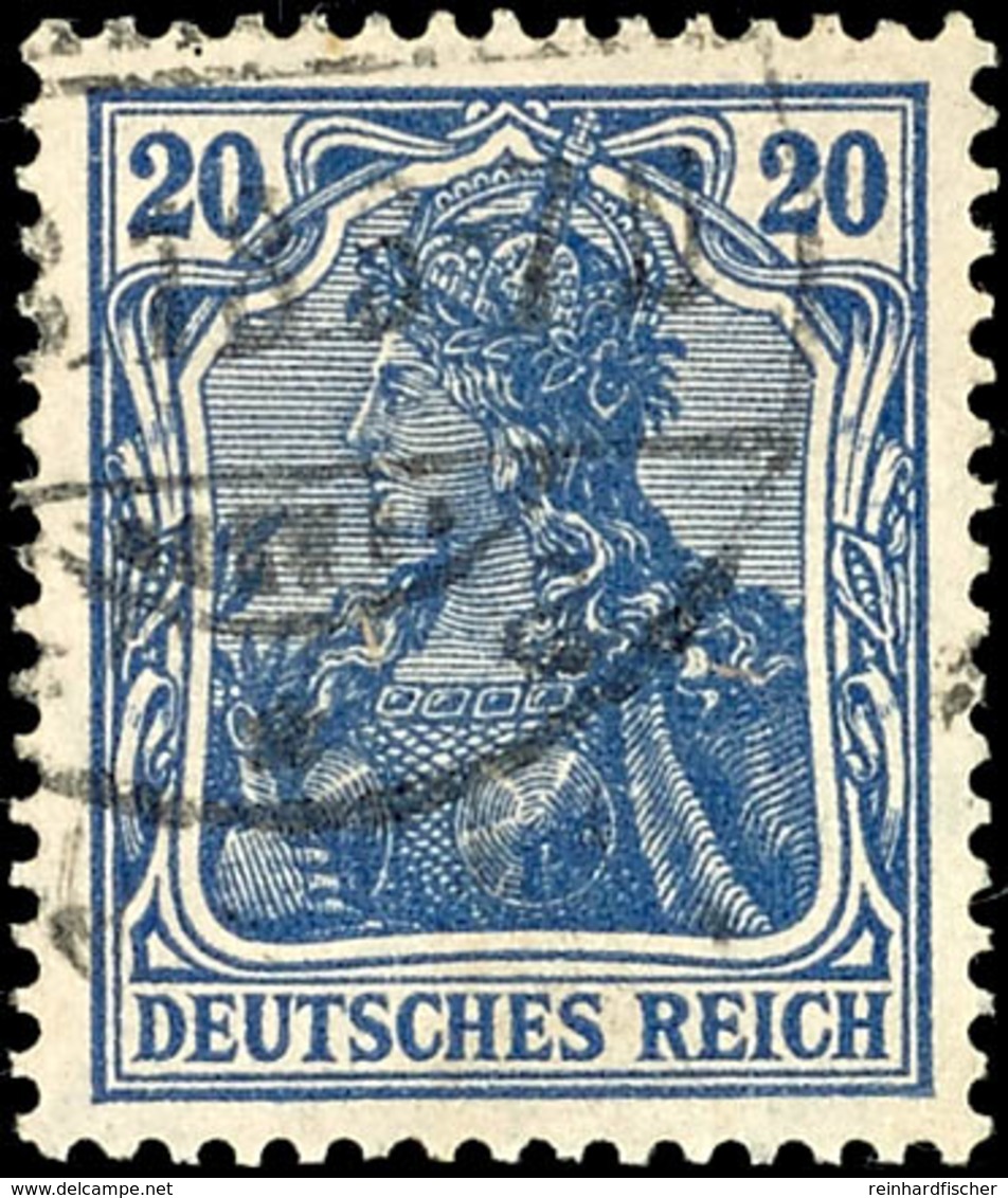 2364 20 Pf. Violettultramarin, Gepr. Jäschke-L. BPP, Mi. 130.-, Katalog: 87IIb O - Sonstige & Ohne Zuordnung