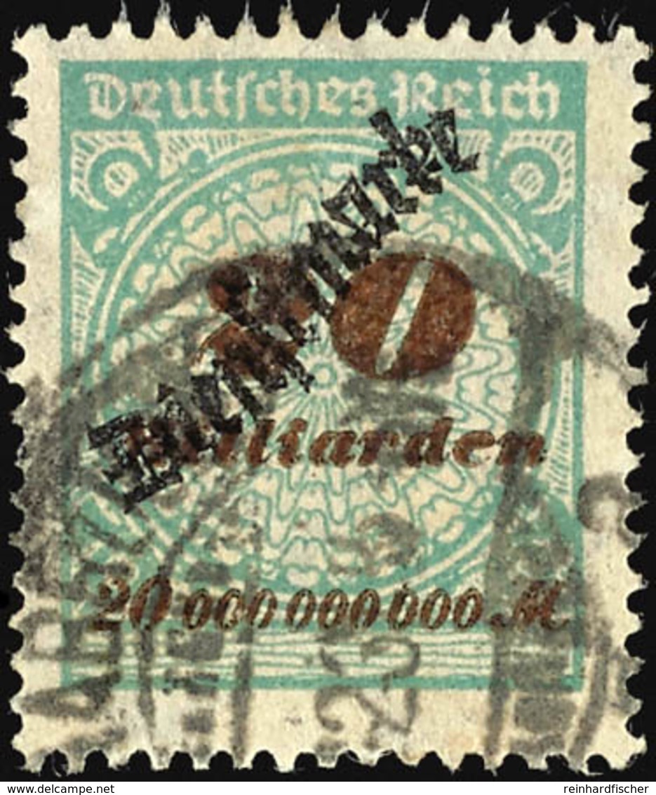 3023 20 Milld. M. , Gest. Kurzbefund Weinbuch BPP, Mi. 200.-, Katalog: 87 O - Sonstige & Ohne Zuordnung