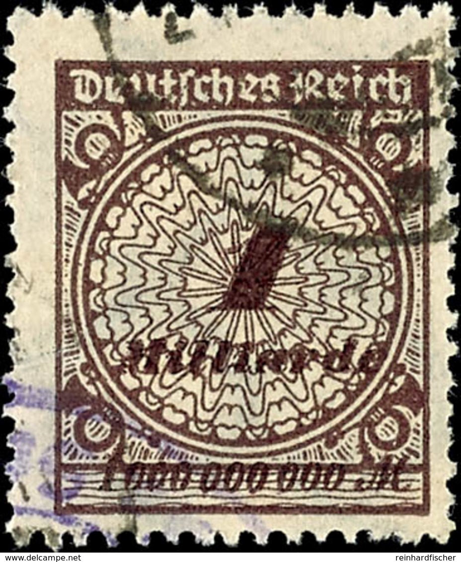 3061 1 Million Deutsches Reich Mit Handstempelaufdruck (Alter Handstempel), Tadellos Gestempelt, Fotobefund Dr. Oechsner - Other & Unclassified