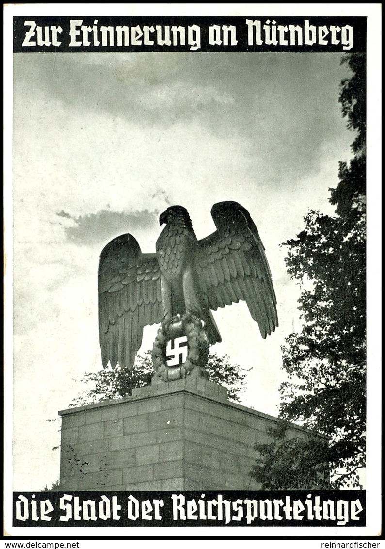 3248 1936, Zur Erinnerung An Nürnberg, Die Stadt Der Reichsparteitage, S/w Propagandakarte, Georg Michel Verlag  BF - Sonstige & Ohne Zuordnung