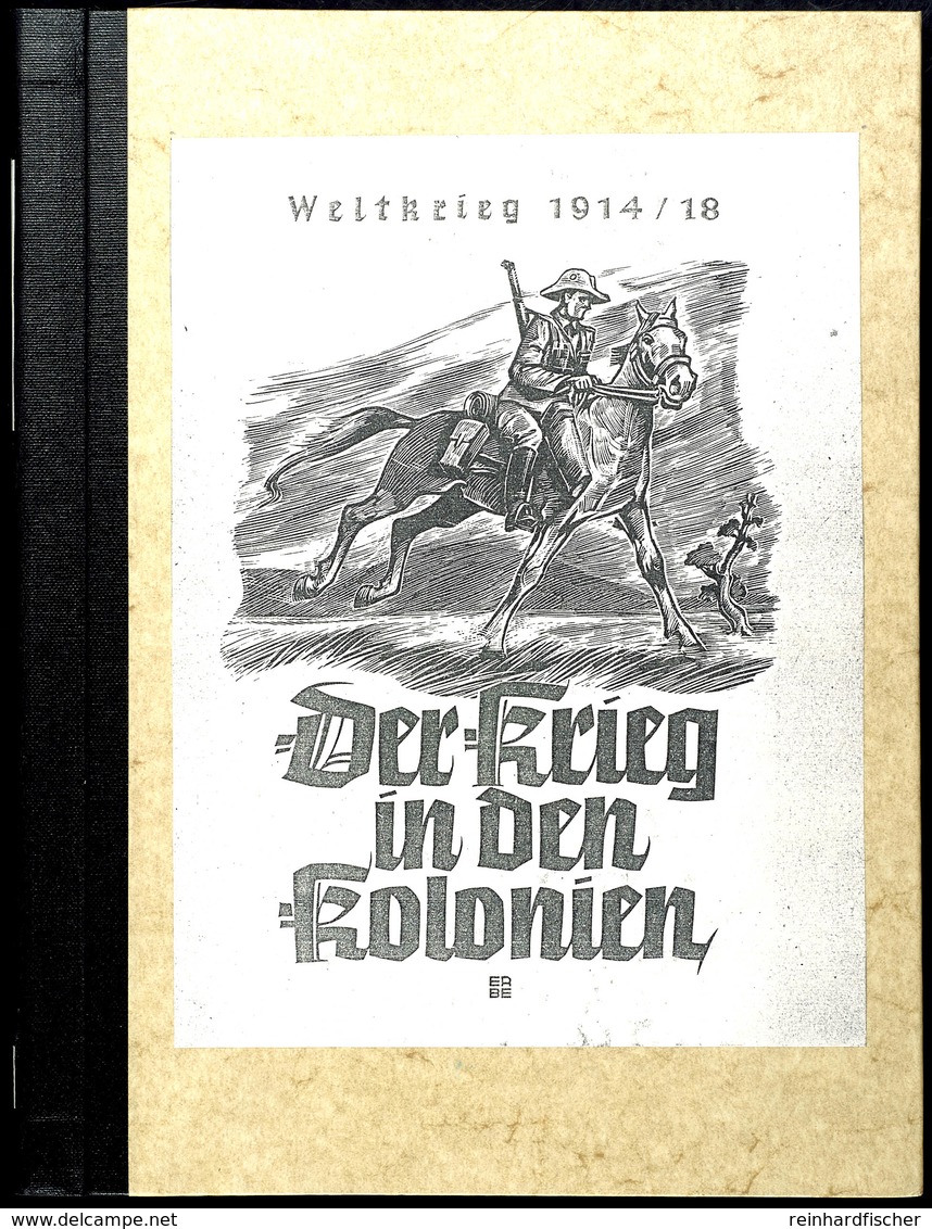 3319 Der Krieg In Den Kolonien, Immalin-Werke, Mettmann, 28 S., Hier Als Gebundene Kopie Mit Den Original-Sammelbildern  - Other & Unclassified