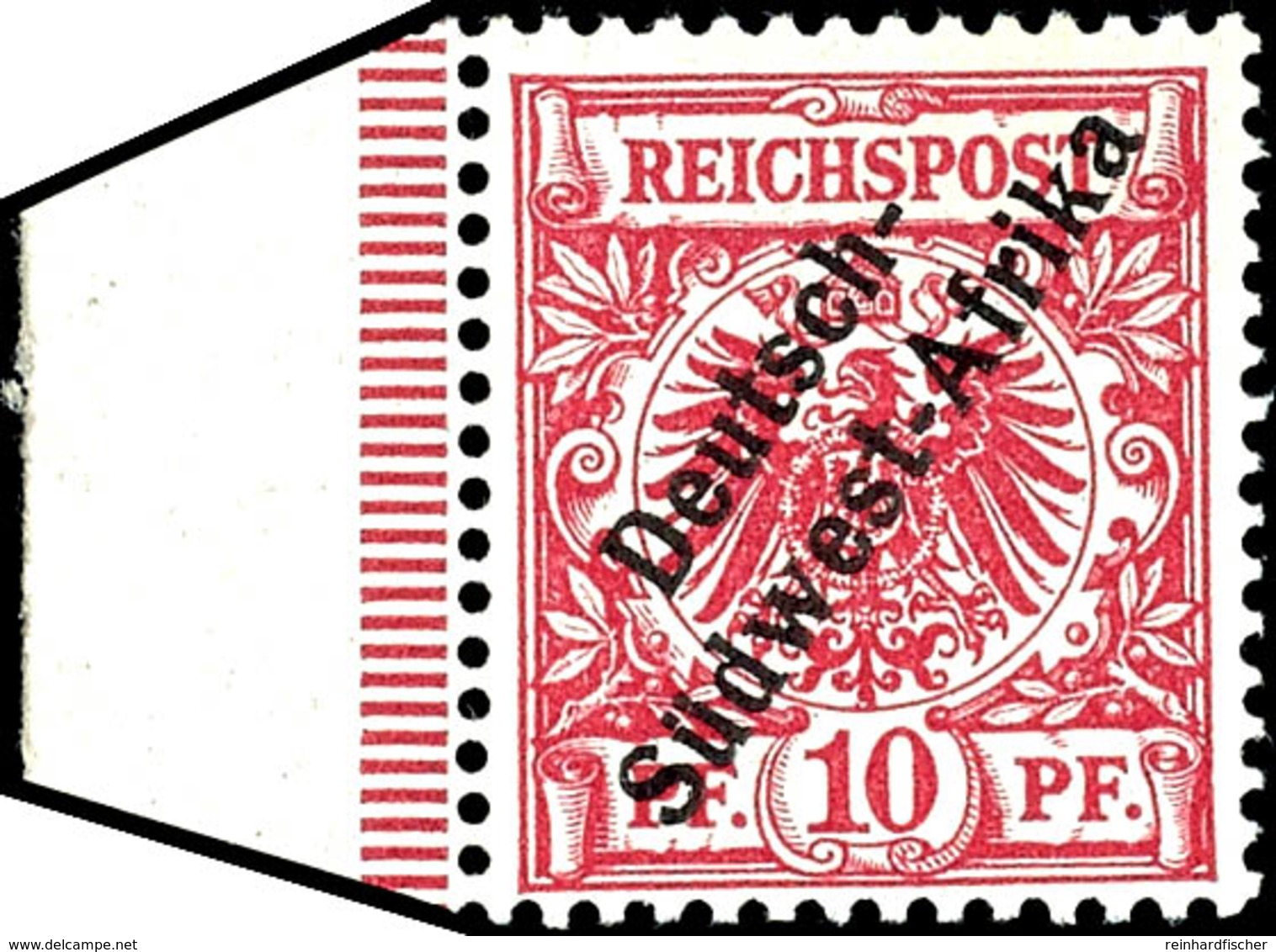 3578 3 - 20 Pfg Krone/Adler, 4 Werte Komplett, Teils Mit Bogenrändern, Tadellos Postfrisch, Kabinett, Alle Werte Gepr.,  - Duits-Zuidwest-Afrika