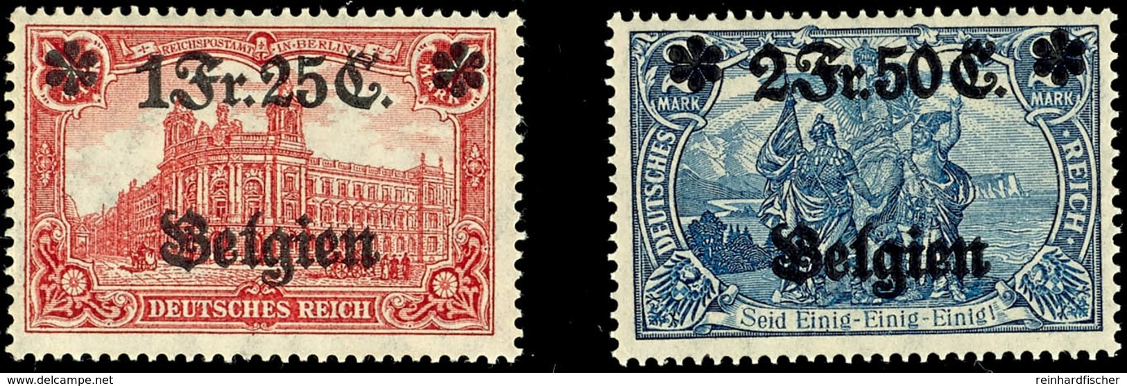 3792 1 Fr. 25c. Und 2 Fr. 50c. Je Tadellos Postfrisch, Mi. 400,-, Katalog: 8, 9 ** - Other & Unclassified