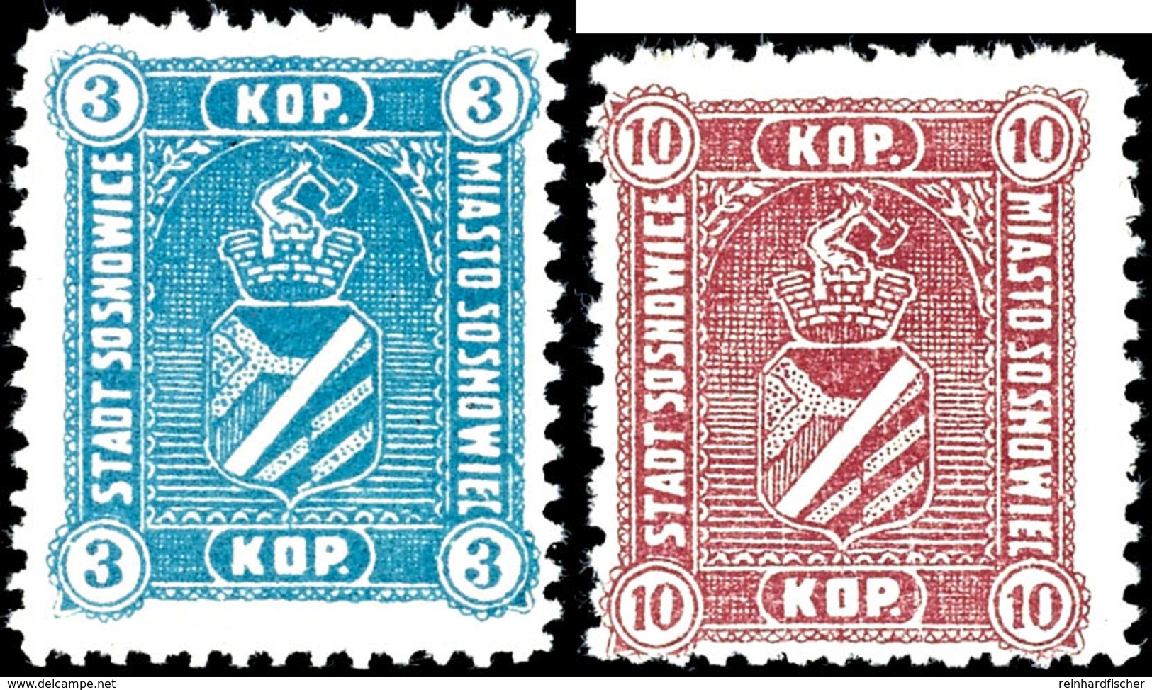 3831 3 U. 10K. Bestellmarken, Postfrisch, Mi. 150.-, Katalog: 1/2 ** - Other & Unclassified