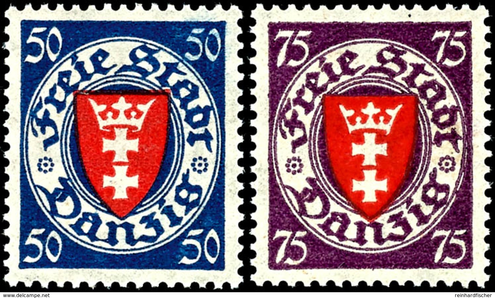 3978 5 - 75 Pfg Staatswappen, 9 Werte Komplett, Tadellos Postfrisch, Unsigniert, Mi. 450.-, Katalog: 193/01 ** - Andere & Zonder Classificatie