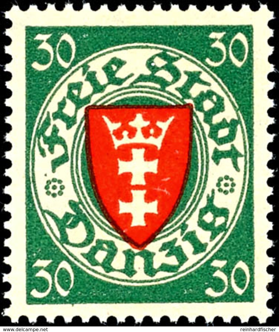 3982 30 Pf Wappen In Der Guten Type Xba Tadellos Postfrisch, Tiefst Gepr. Oechsner BPP, Mi. 200,--, Katalog: 198xba ** - Sonstige & Ohne Zuordnung