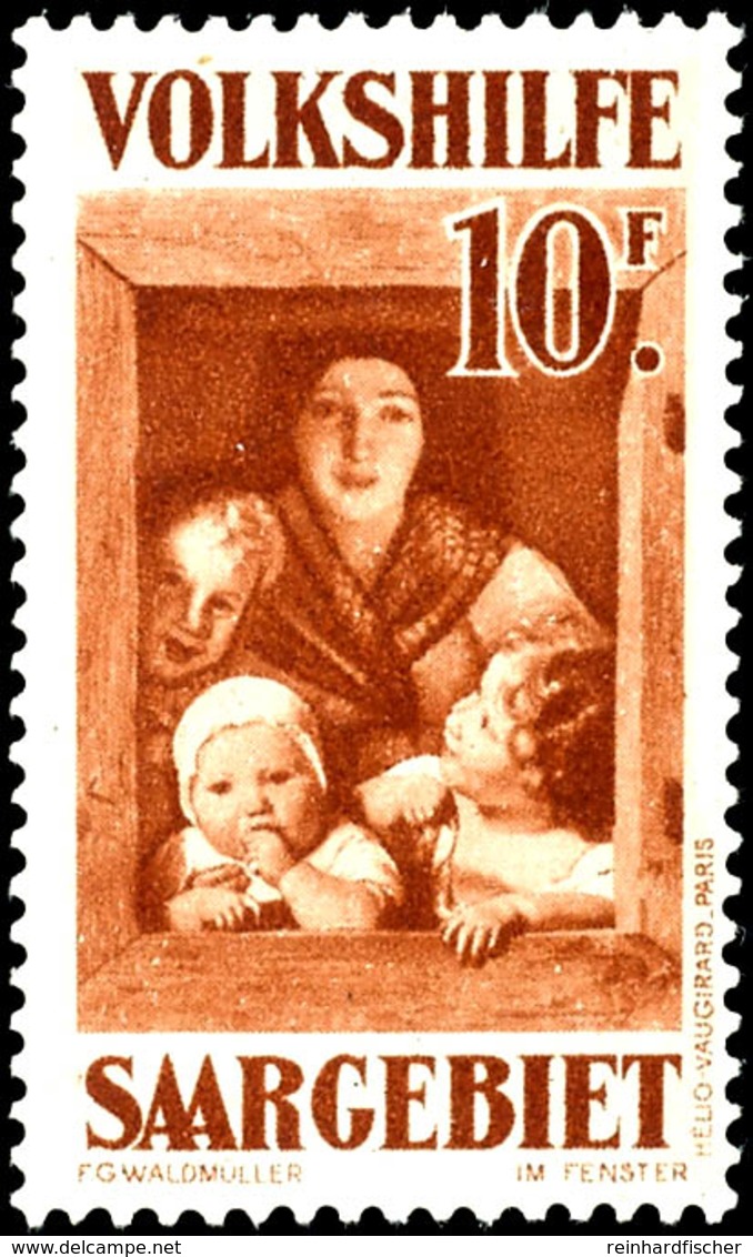 4133 40 C. - 10 Fr. Volkshilfe, 7 Werte Komplett, Tadellos Postfrisch, Höchstwert Gepr. Ney BPP, Mi. 450.-, Katalog: 144 - Sonstige & Ohne Zuordnung