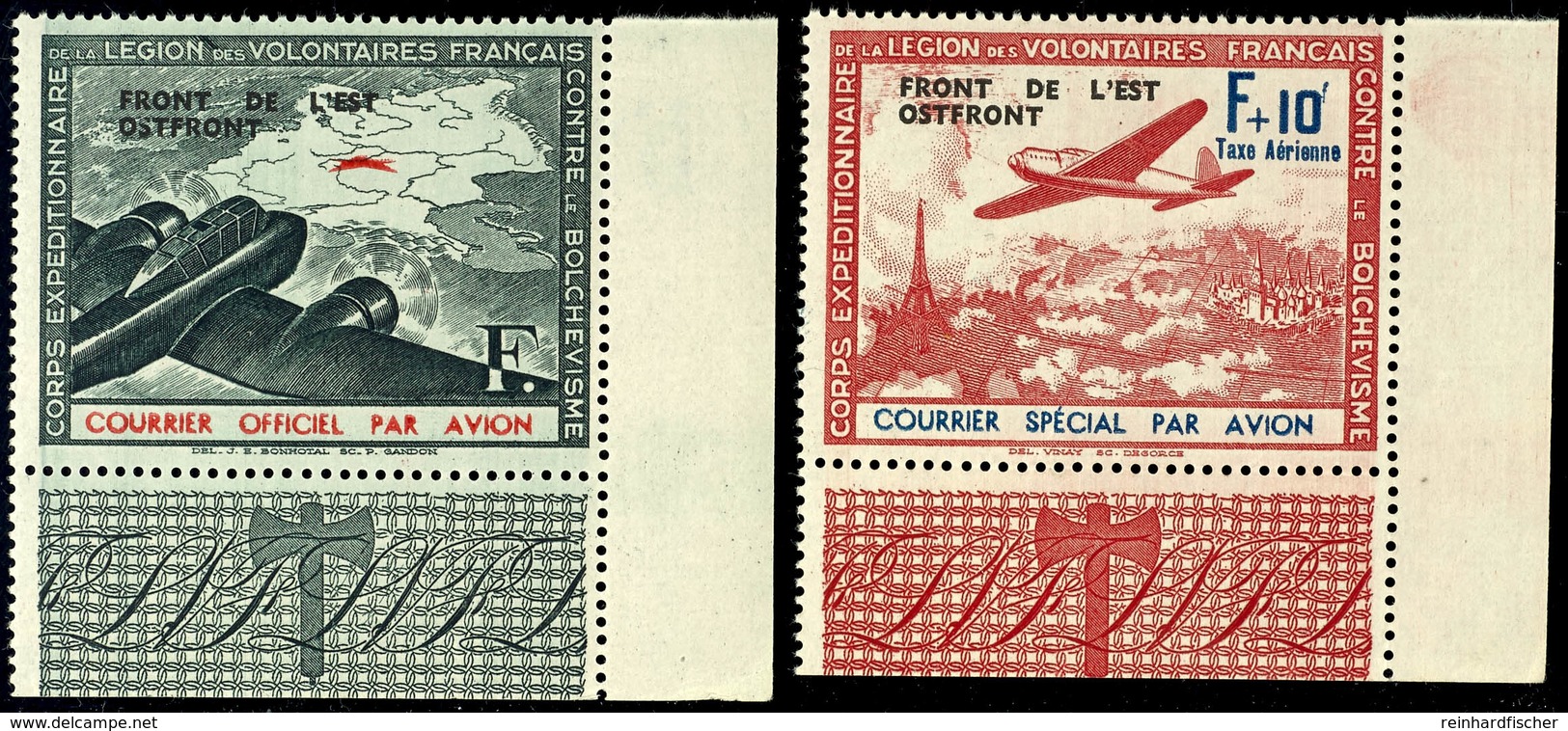 4297 Flp.-Marken Kpl.tadellos Postfrisch Aus Der Rechten Unteren Bogenecke, Mi. 80,--, Katalog: IV/V ** - Sonstige & Ohne Zuordnung