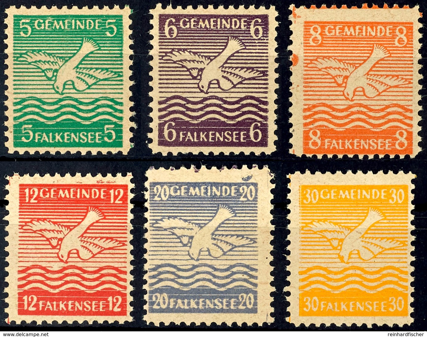 4938 5 - 30 Pfg Wappen, 6 Werte Komplett, Tadellos Postfrisch, Unsigniert, Mi. 120.-, Katalog: 1/6 ** - Falkensee