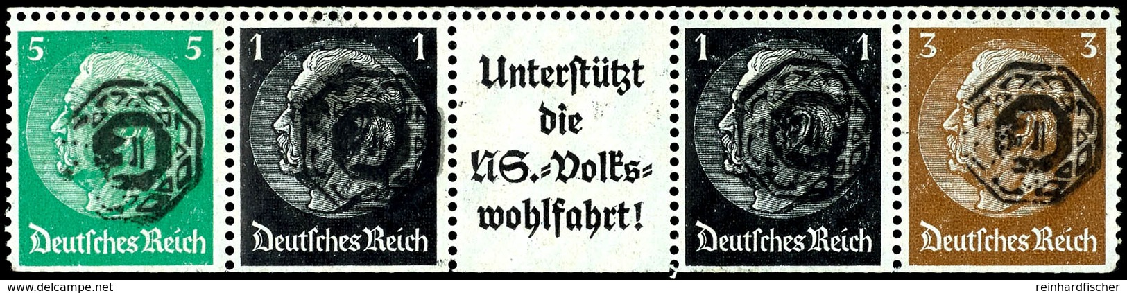 4955 Einheitsgeberstreifen EII Mit Originalaufdruck, Unten Mit Typ. Automatenzähnung, Einwandfrei Postfrisch, Gepr. Find - Löbau