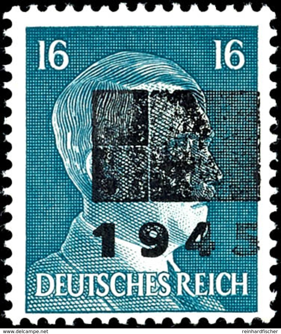 5003 16 Pfg Hitler Mit Lokalem Aufdruck - Type IIa, Tadellos Postfrisch, Gepr. Sturm, Mi. 200.-, Katalog: 10IIa ** - Other & Unclassified