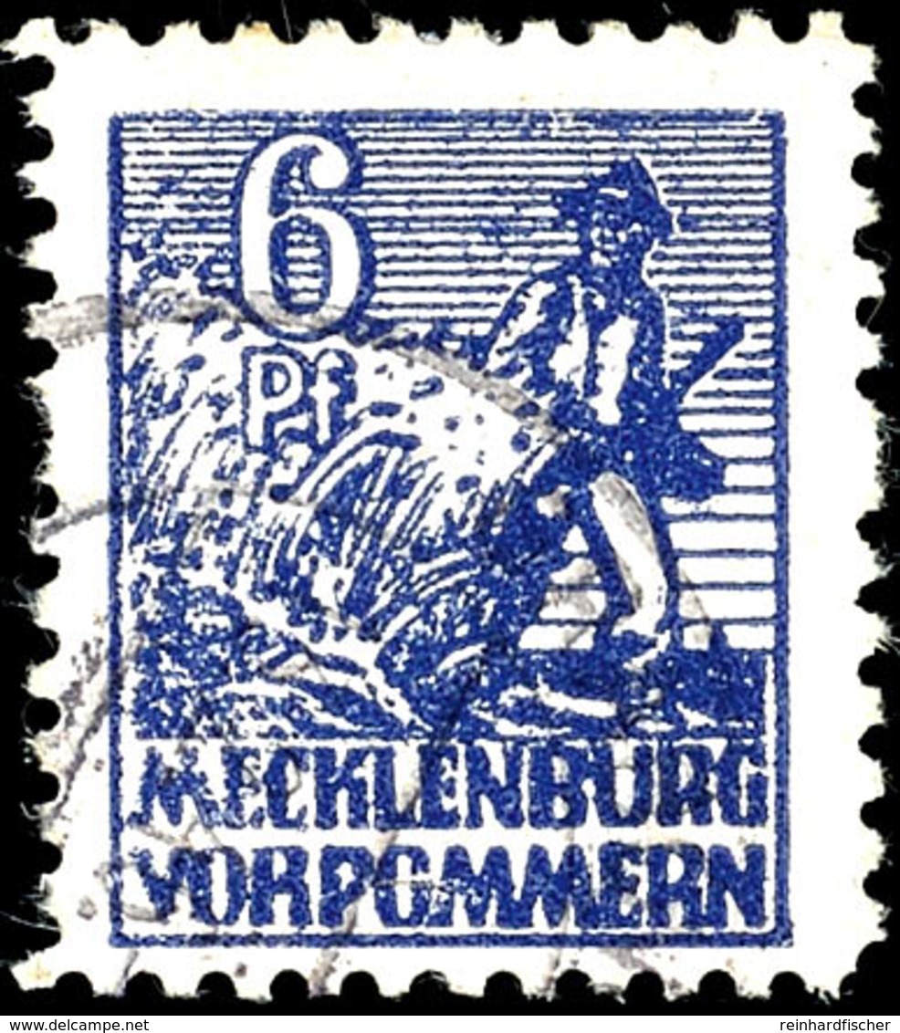 5082 6 Pf. Schwärzlichviolettblau, Gest., Fotoattest Kramp BPP "echt Und Einwandfrei", Mi. 500.-, Katalog: 33xc O - Other & Unclassified