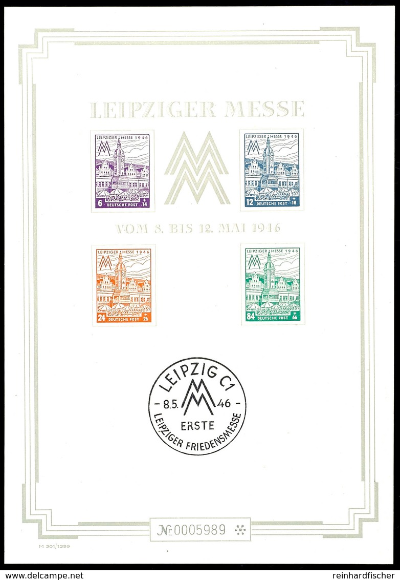 5228 Sonderdruck Messe-Großblock, Tadellos Ungebraucht Ohne Gummi Wie Verausgabt, Mi. 500.-, Katalog: Bl.5SX (*) - Sonstige & Ohne Zuordnung