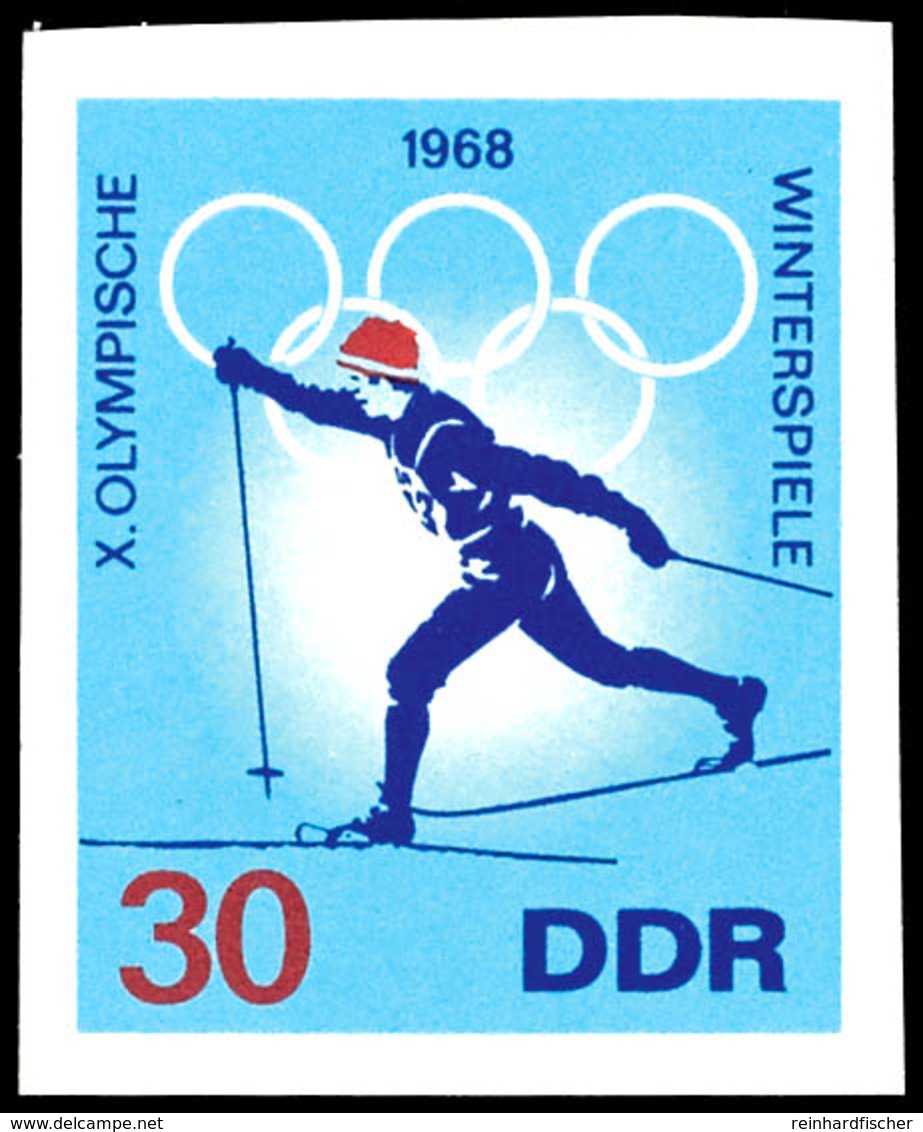 5324 5 - 30 Pfg Olympische Winterspiele, 6 Werte Komplett Als Geschnittene Endpassendrucke, Tadellos Postfrisch, Fotobef - Sonstige & Ohne Zuordnung