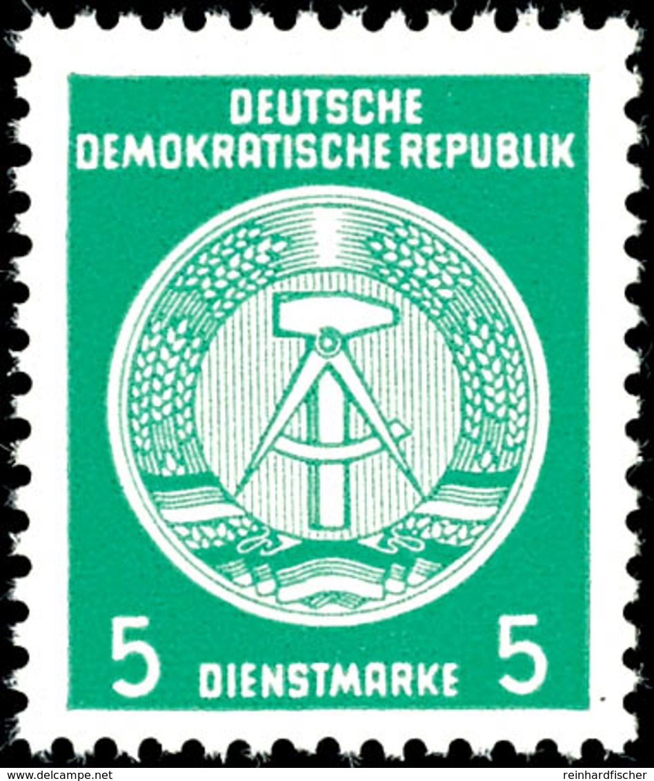 5332 5 Pf Zirkeldienstmarke In Type IIXII Tadellos Postfrisch, Tiefst Gepr. Schönherr BPP, Mi. 250,--, Katalog: 18IIXII  - Andere & Zonder Classificatie