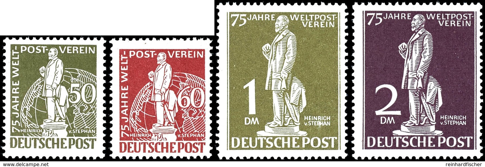 5374 12 Pfg - 2 DM Stephan, 7 Werte Komplett, Tadellos Postfrisch, Unsigniert, Mi. 750.-, Katalog: 35/41 ** - Sonstige & Ohne Zuordnung