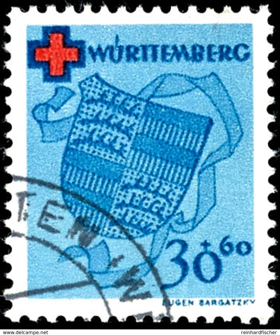 5472 Rotes Kreuz, Gest., Gepr. Schlegel BPP, Mi. 480.-, Katalog: 40/43A O - Andere & Zonder Classificatie