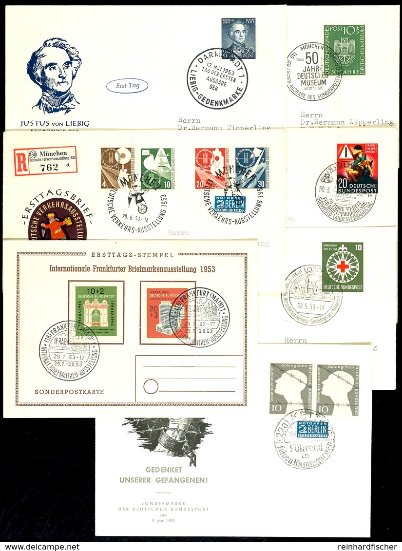 5687 Kpl. FDC-Abteilung Je Auf Schmuck-Umschlägen Bzw. Nr. 171/72 Auf Illustr. Karte, Alle Mit Sonderstpl. Von Den Jewei - Sonstige & Ohne Zuordnung