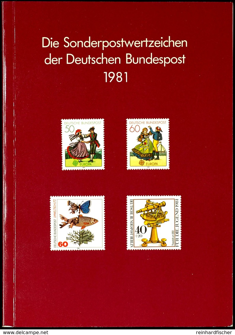5747 Jahrbuch 1981 Im Umschlag, Postpreis 67 DM  ** - Sonstige & Ohne Zuordnung