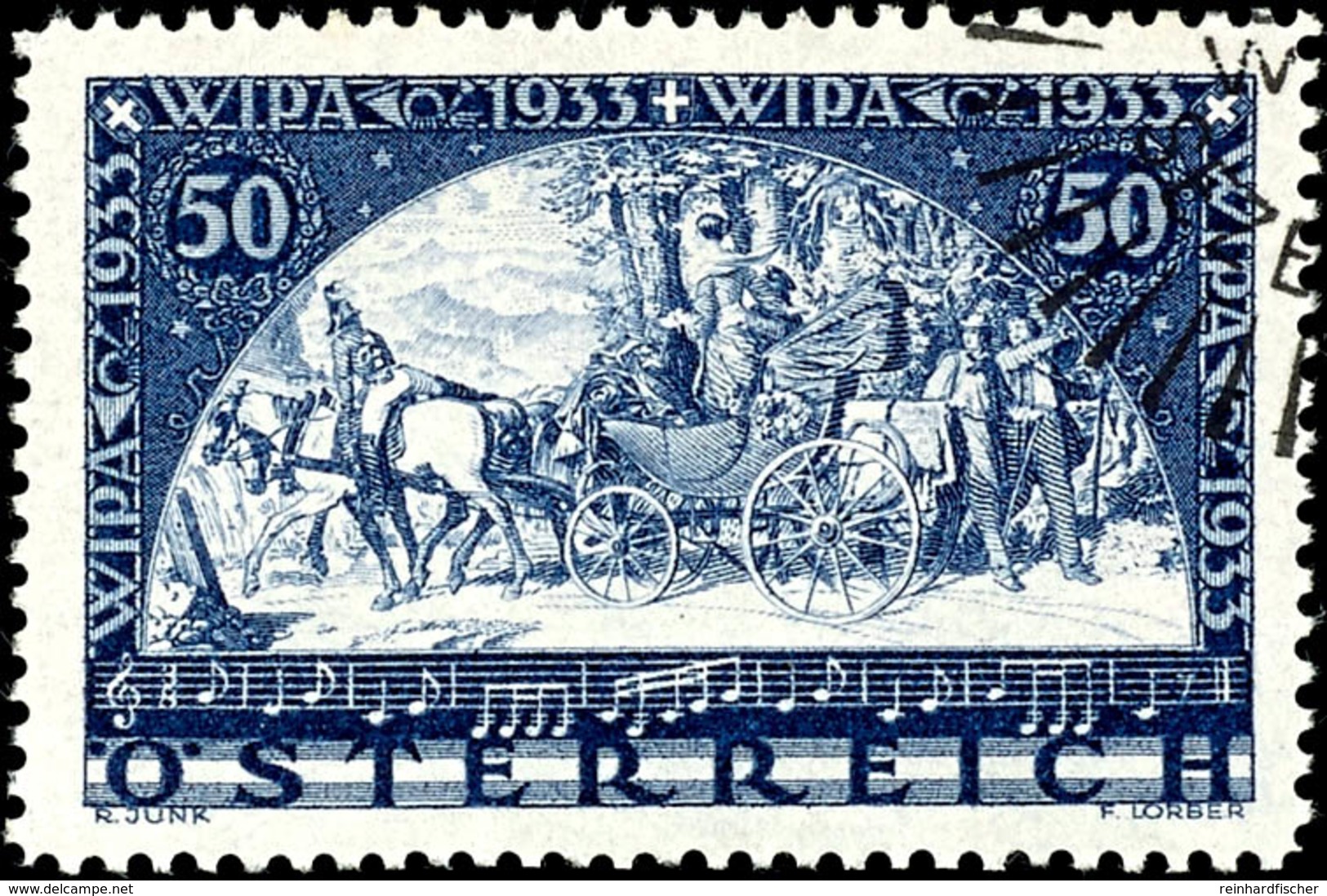 5844 50 Gr. WIPA Mit Sonderstpl. SEZESSION, Mi. 260.-, Katalog: 555A O - Sonstige & Ohne Zuordnung