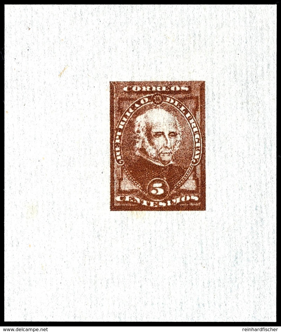 6117 1884, Freimarken Persönlichkeiten, Kopfbild "Jose Artigas", Blickrichtung Nach Rechts Und Etwas Andere Gestaltung D - Uruguay