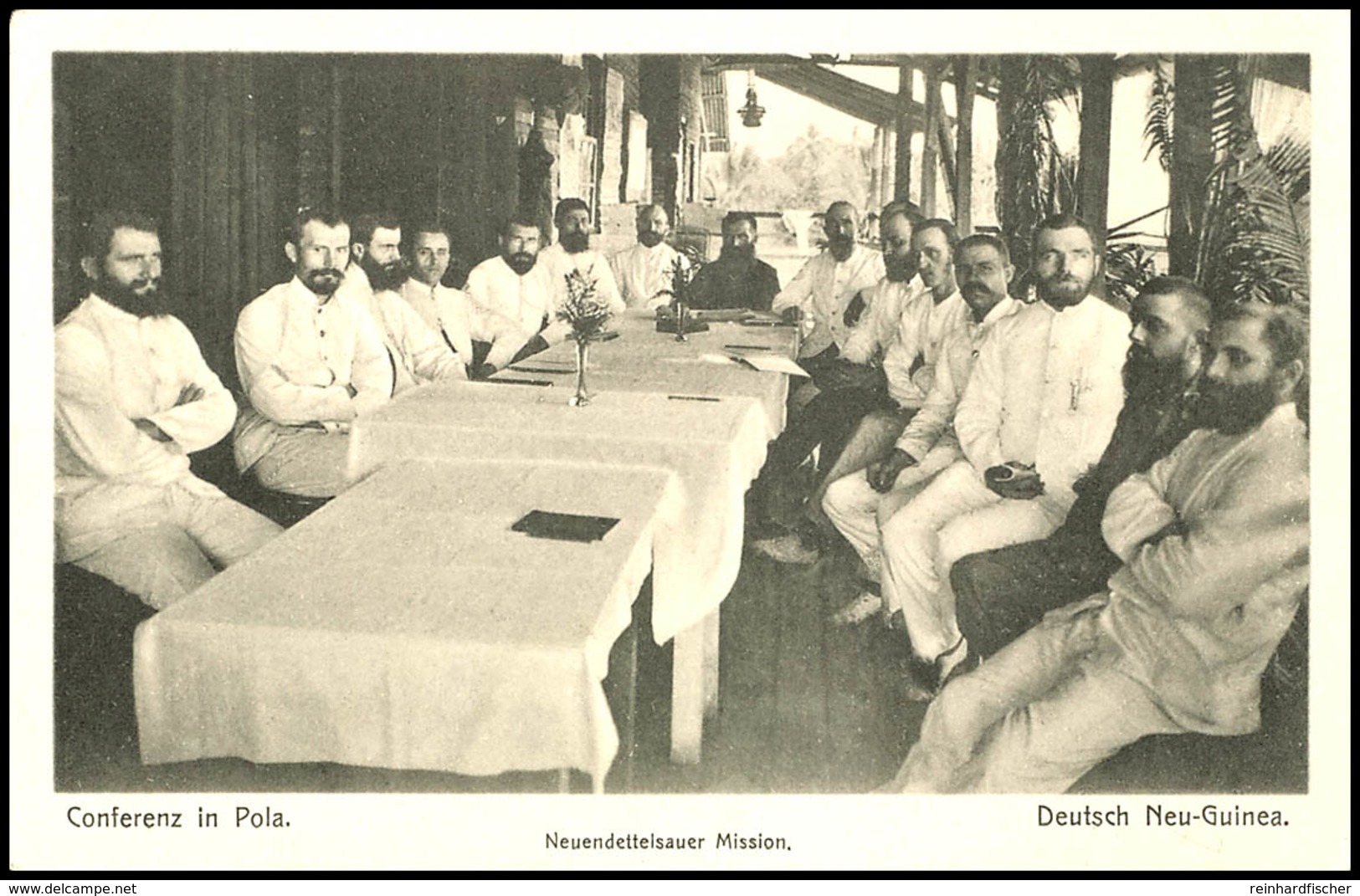 6681 1913, "Conferenz Der Neuendettelsauer Mission In Pola - Deutsch Neu-Guinea" (vermutlich Hauptkonferenz 1913 In Der  - Sonstige & Ohne Zuordnung