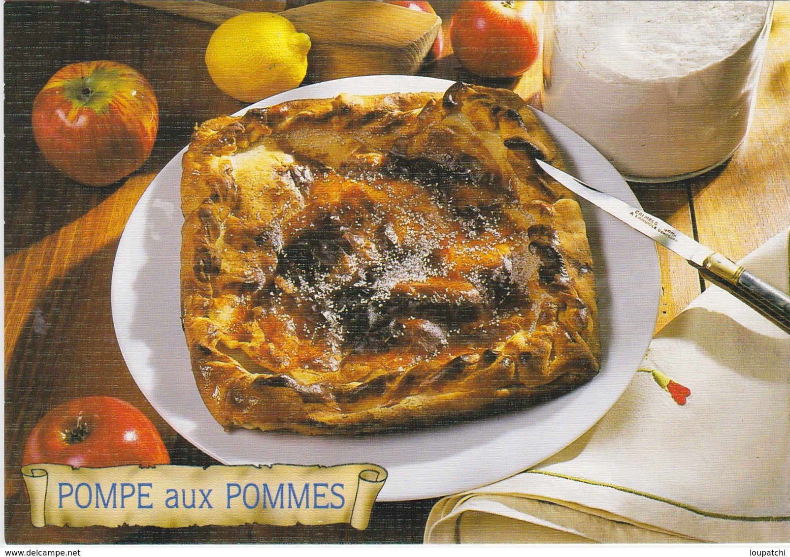 RECETTE DE CUISINE Les Recettes De Nos Grands Meres LA POMPE AUX POMMES Une Spécialité D' Auvergne - Recettes (cuisine)