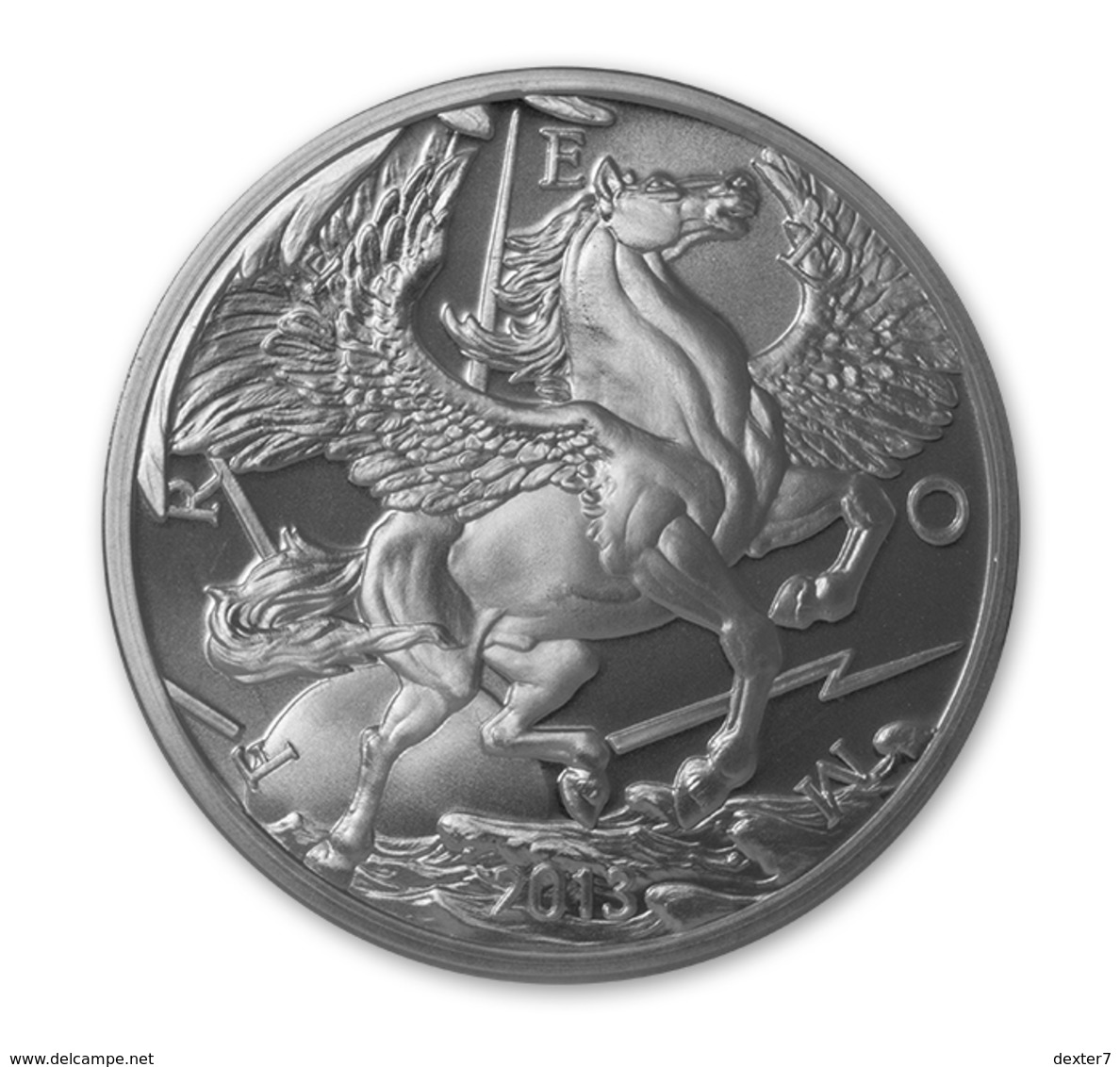 USA United States, Mike Maloney Modern Ancients 2015 PEGASUS 1 Oz Pure Silver - Collections