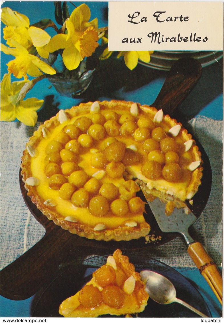 RECETTE DE CUISINE Emilie Bernard N° 64 La Tarte Aux Mirabelles ( CEDUS Centre D' Etudes Du Sucre ) - Recipes (cooking)