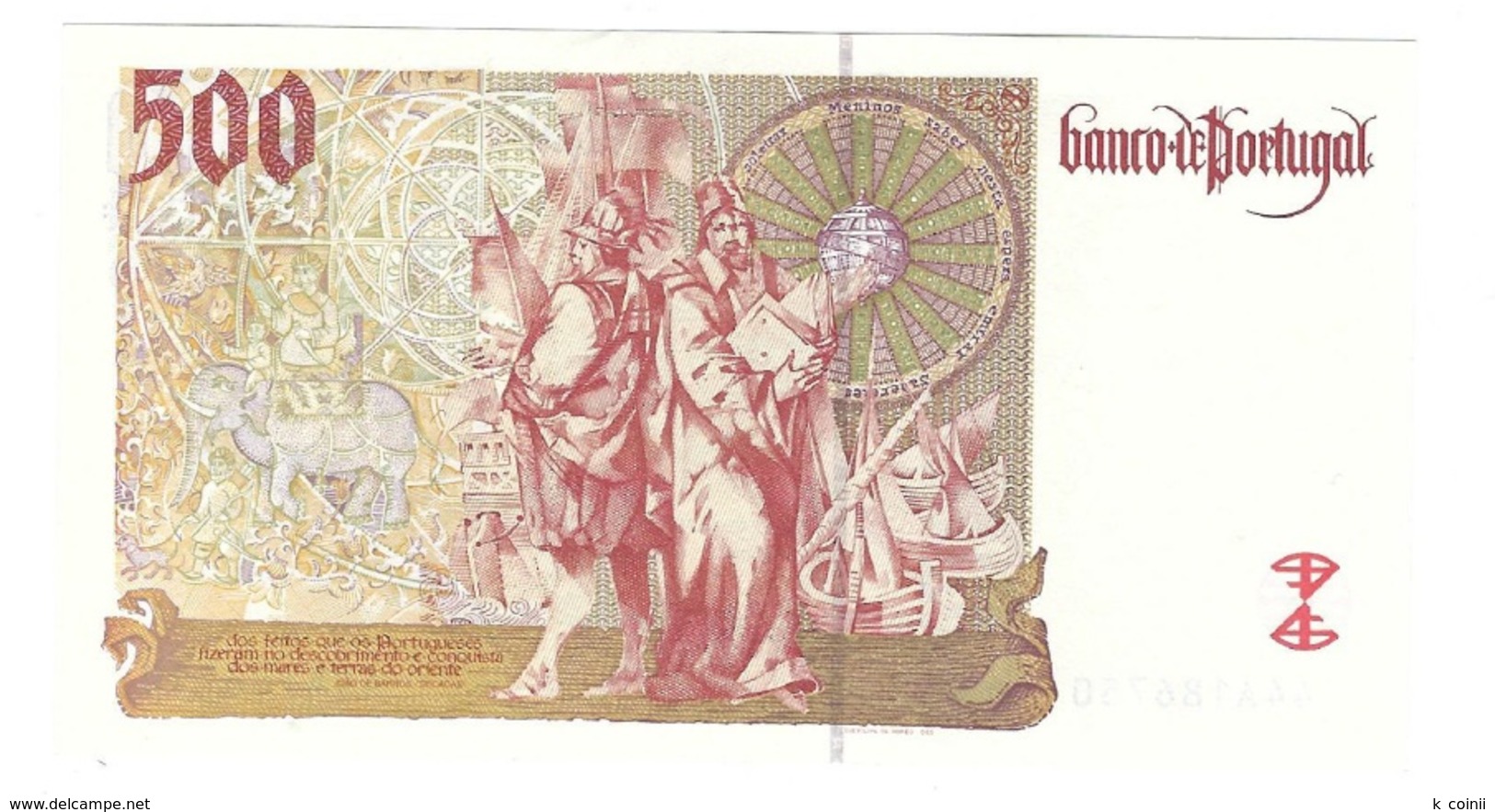 Portugal - 500 Escudos (500$00) 1997 11 April - UNC - Portugal