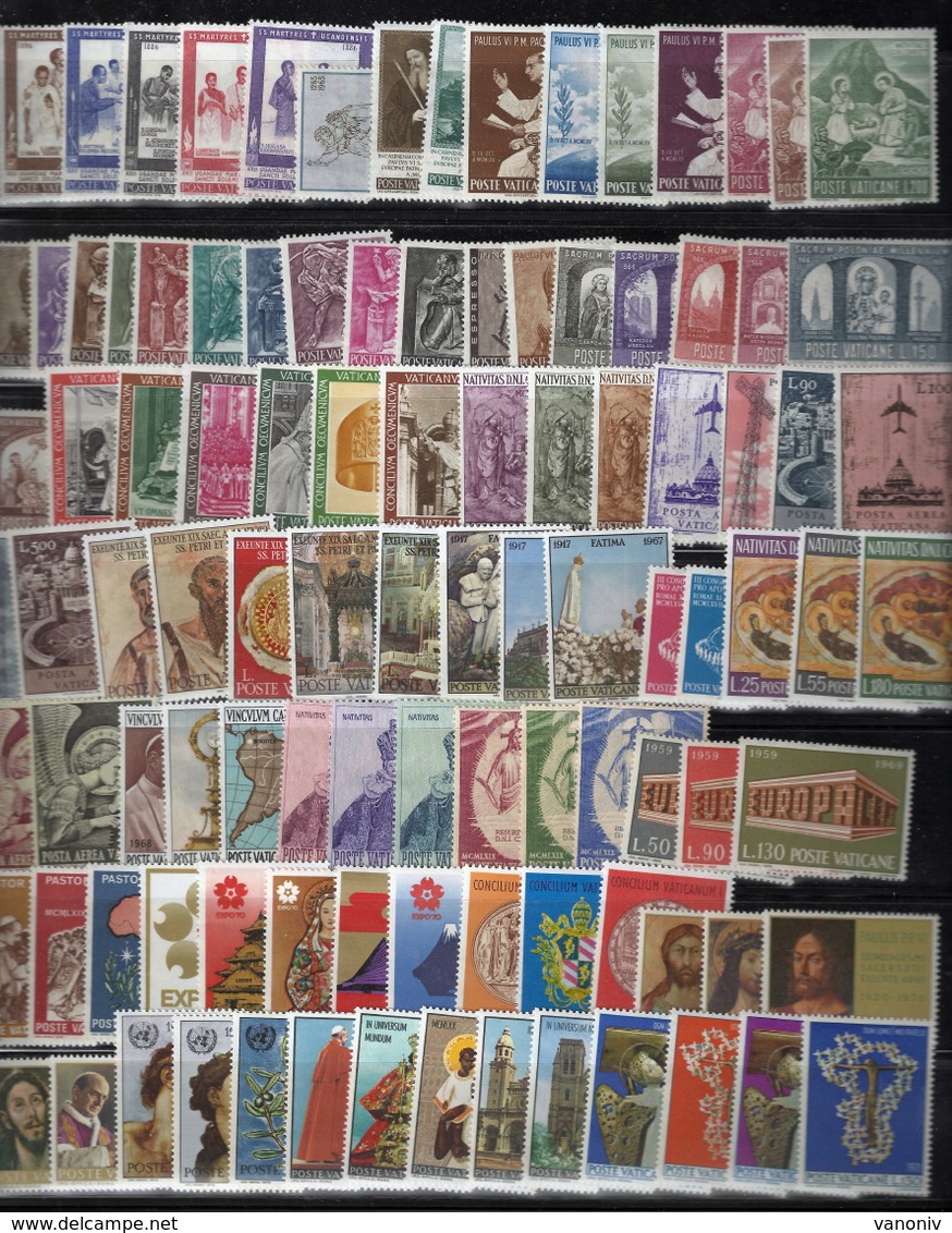 Vatikan - Kl. Grundstocksammlung ** Mit Fast Nur Kpl. Ausgaben - Collections