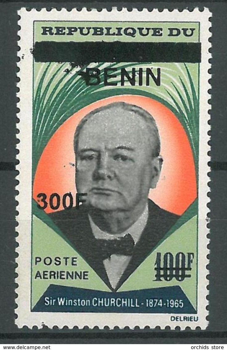 Details About  Benin 2008 MNH - Churchill Ovptd 300F - Cv 47$ - Benin - Dahomey (1960-...)