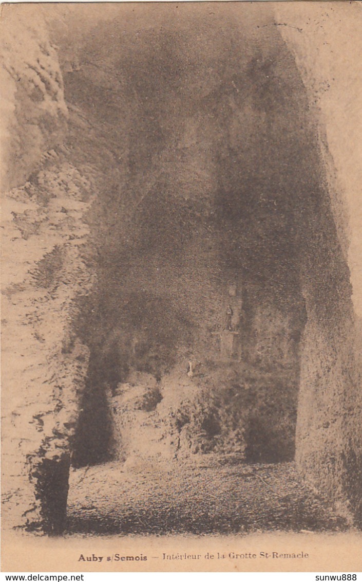 Auby S/Semois - Intérieur De La Grotte St Remacle (Desaix, Edit. Nollevaux-Dresse, 1930) - Bertrix