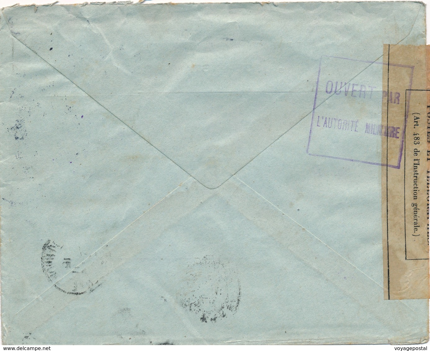 Lettre Censure De Dieppe 5,10 Ore Pour Bordeaux Cover Danemark - Covers & Documents