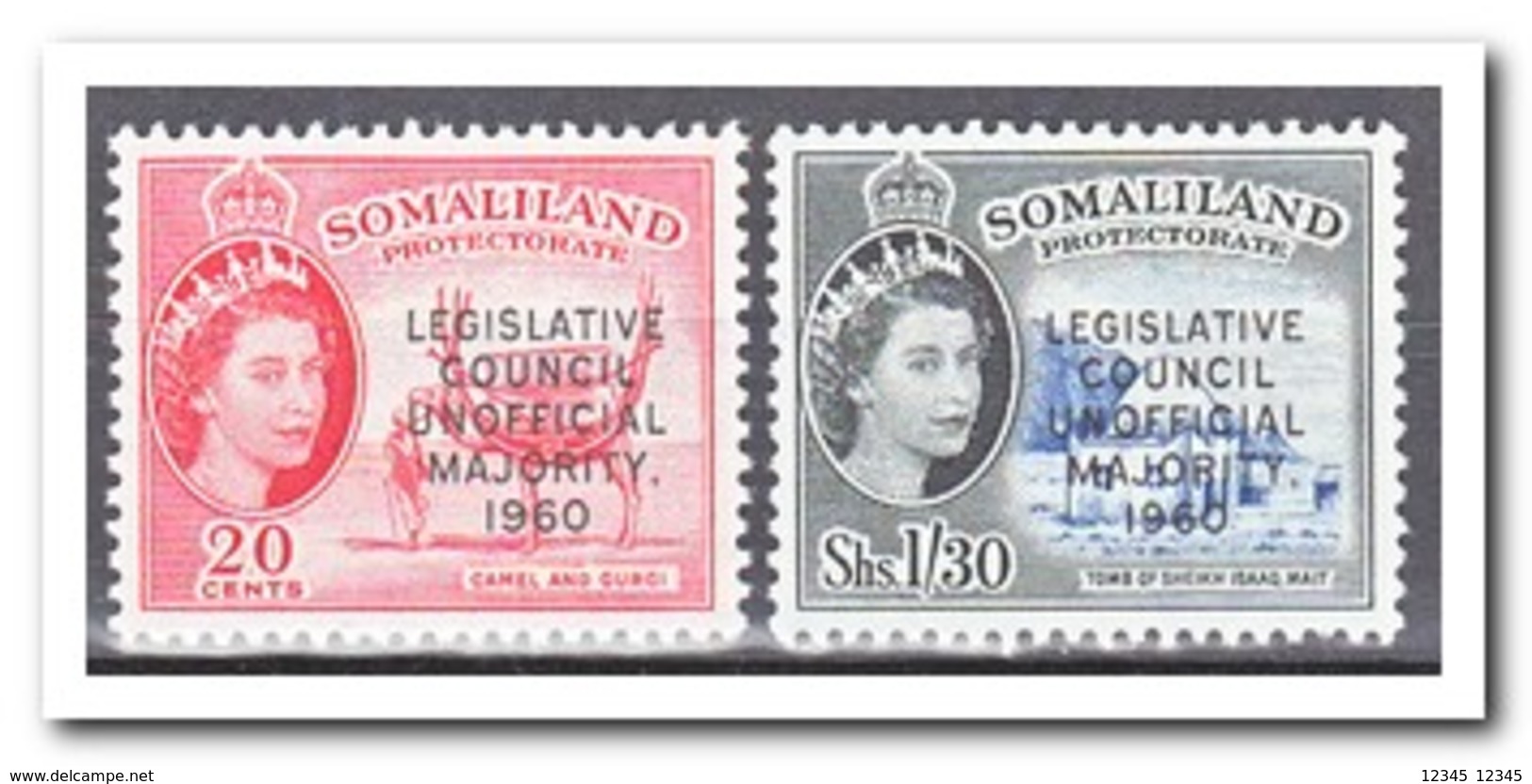 Somaliland 1960, Postfris MNH, Legislative Council Unofficial Majority 1960 - Somalië (1960-...)