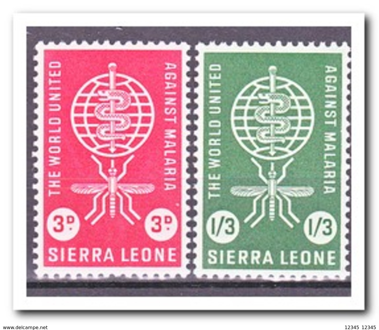 Sierra Leone 1962, Postfris MNH, Fight Against Malaria - Sierra Leone (1961-...)