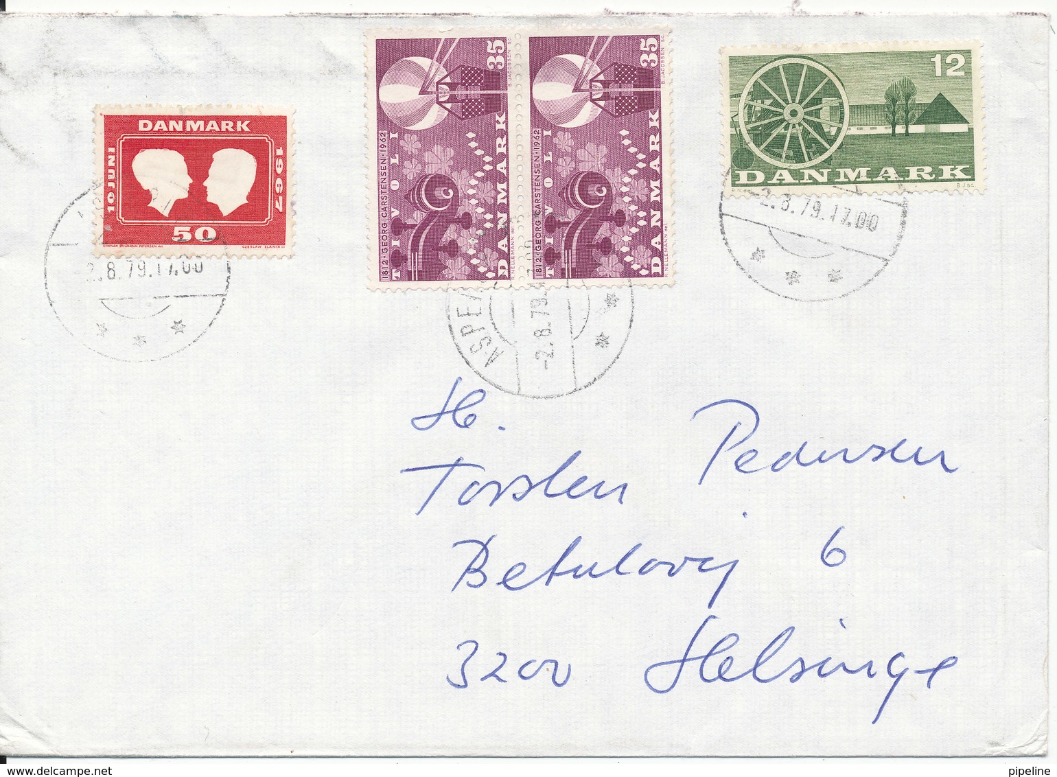 Denmark Cover Asperup 2-8-1979 - Covers & Documents