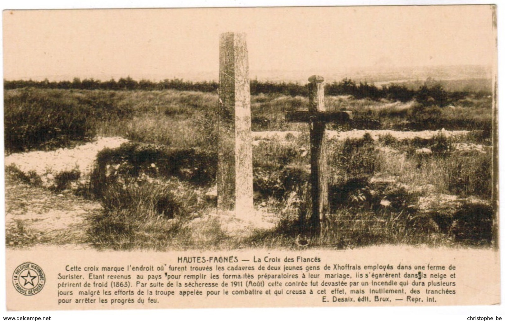 Hautes Fagnes, Le Crois Des Flancés (pk48854) - Weismes