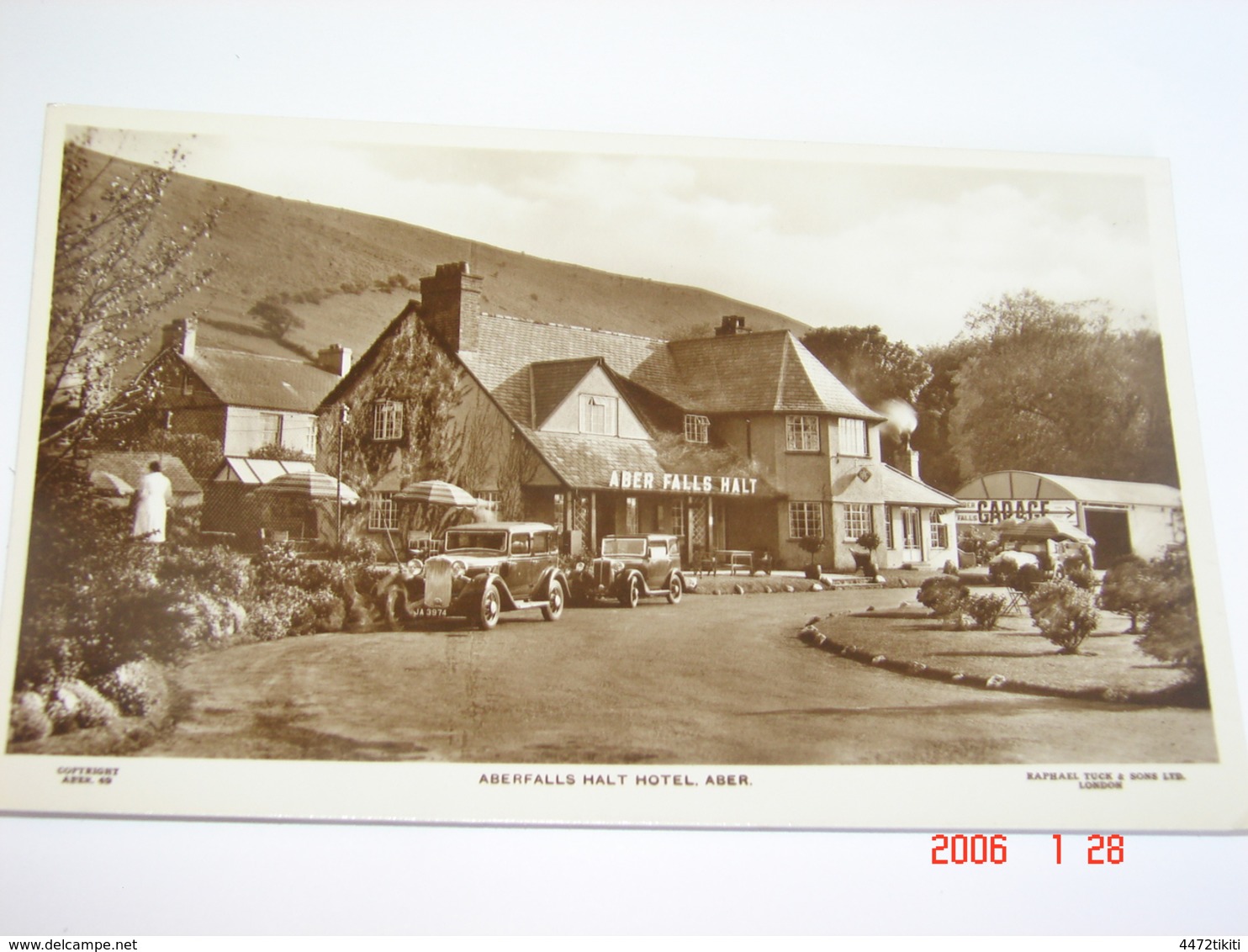 C.P.A.- Royaume Uni - Pays De Galles - Aberystwyth - Aber Falls Halt Hôtel - 1940 - SUP (AN 62) - Autres & Non Classés